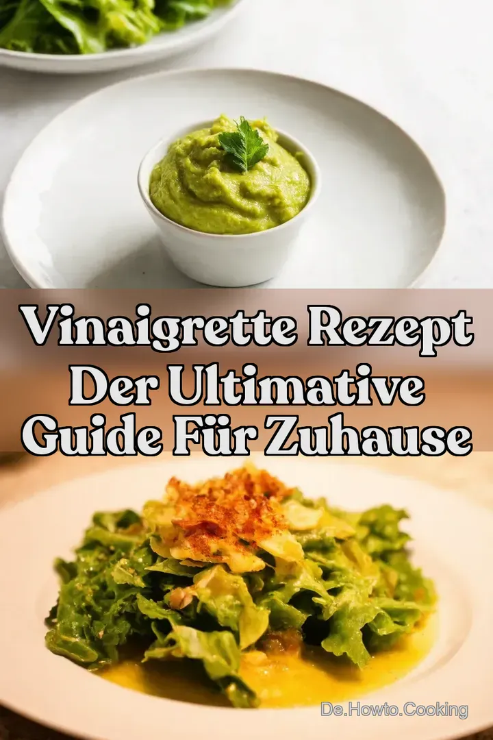 Vinaigrette Rezept Der Ultimative Guide Für Zuhause