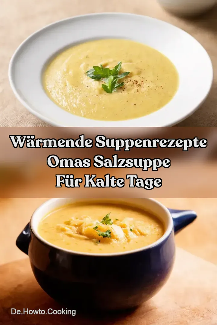 Wärmende Suppenrezepte Omas Salzsuppe für kalte Tage