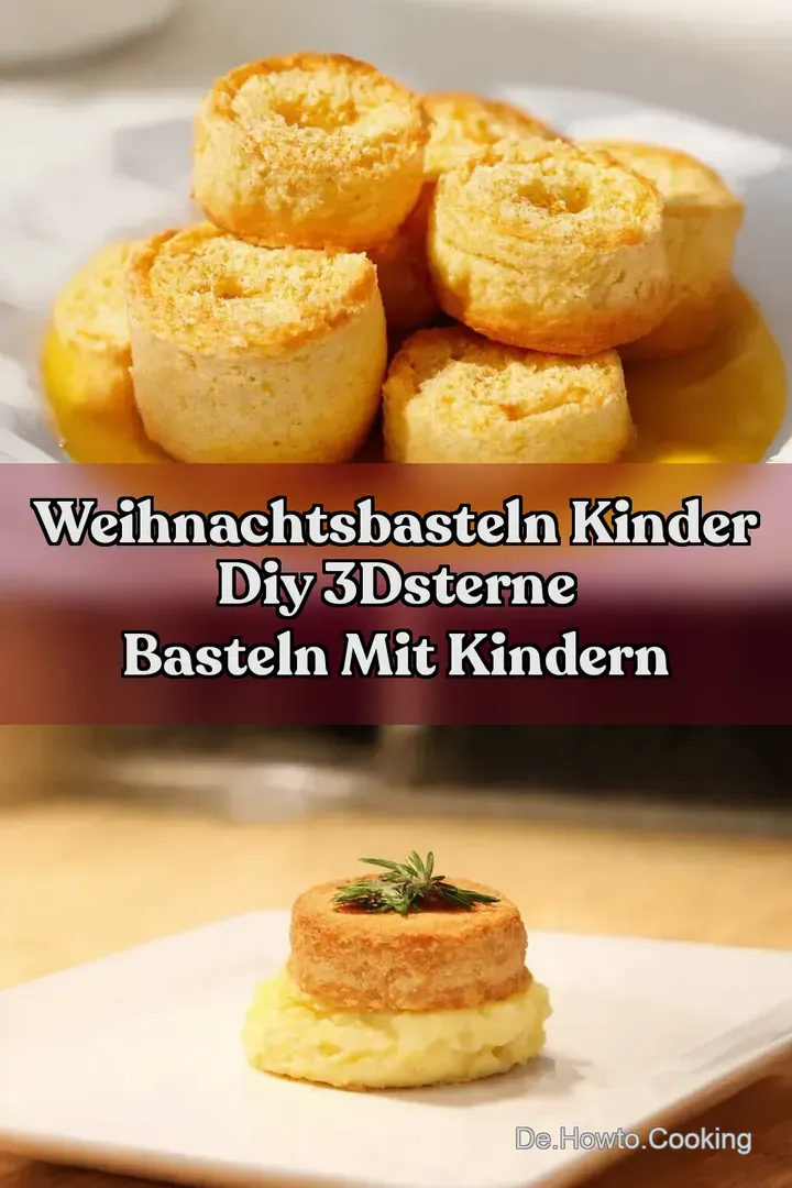 Weihnachtsbasteln Kinder DIY 3DSterne basteln mit Kindern