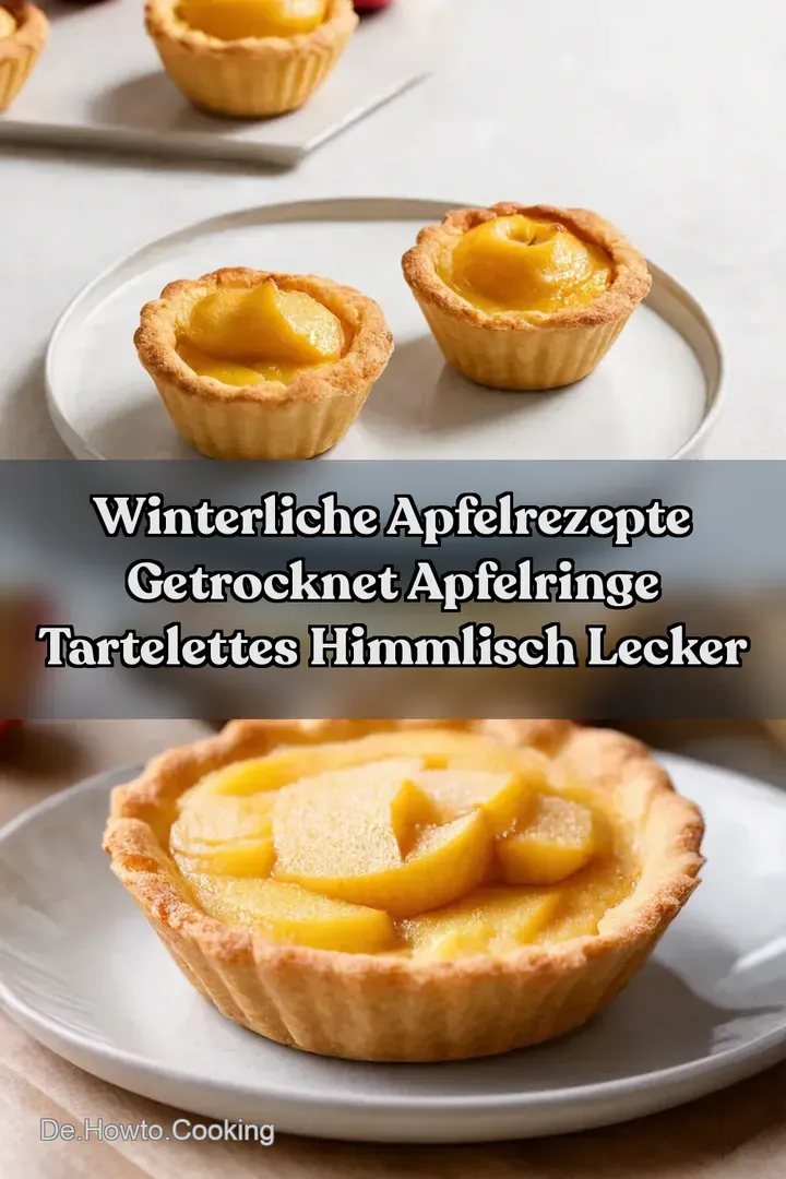 Winterliche Apfelrezepte Getrocknet Apfelringe Tartelettes Himmlisch Lecker