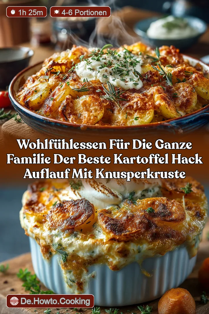 Wohlf&uuml;hlessen f&uuml;r die ganze Familie Der beste Kartoffel Hack Auflauf mit Knusperkruste