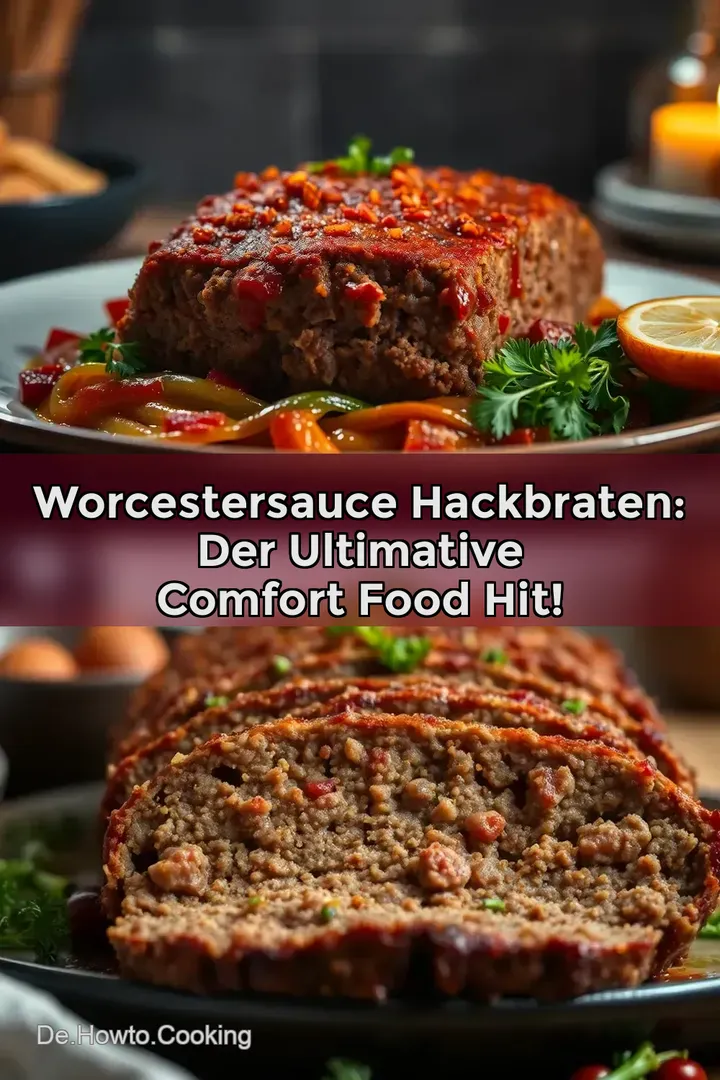 Worcestersauce Hackbraten: Der ultimative Comfort Food Hit!