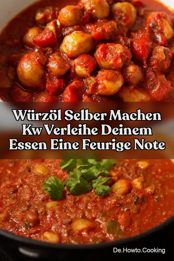 W&uuml;rz&ouml;l Selber Machen kw Verleihe Deinem Essen eine feurige Note