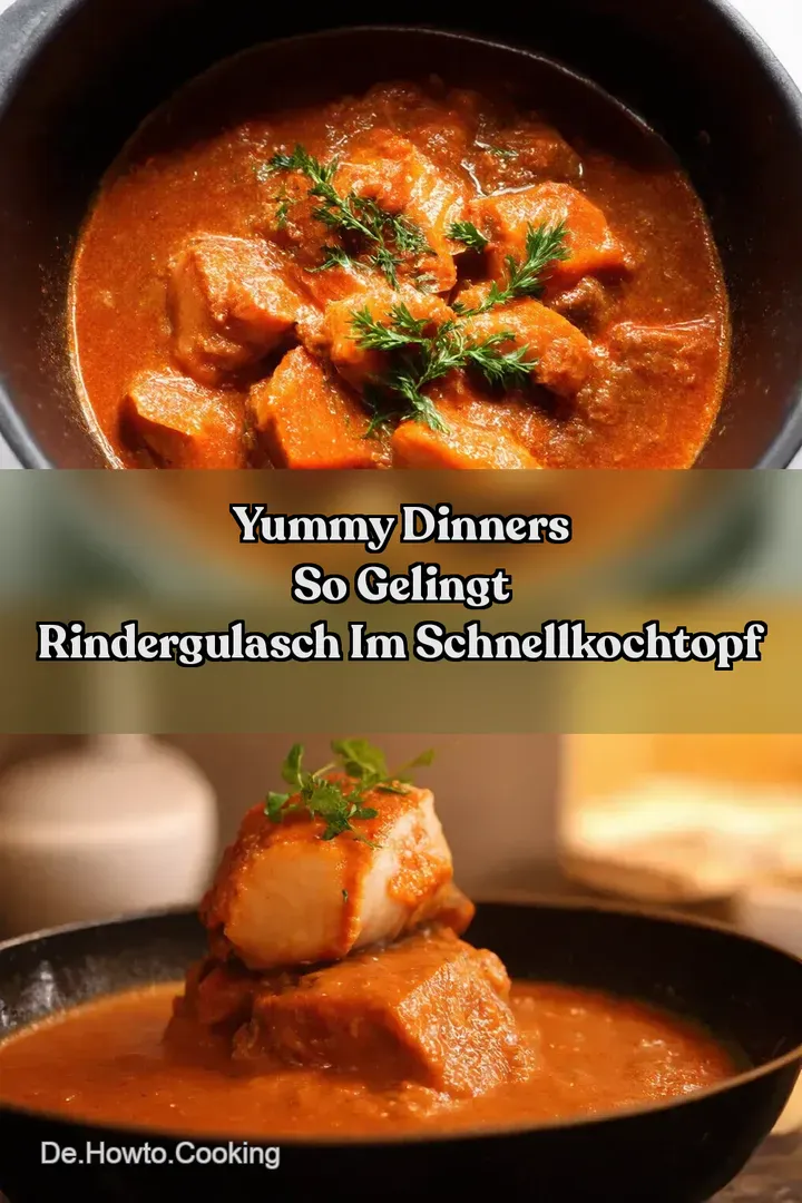 Yummy Dinners So gelingt Rindergulasch im Schnellkochtopf