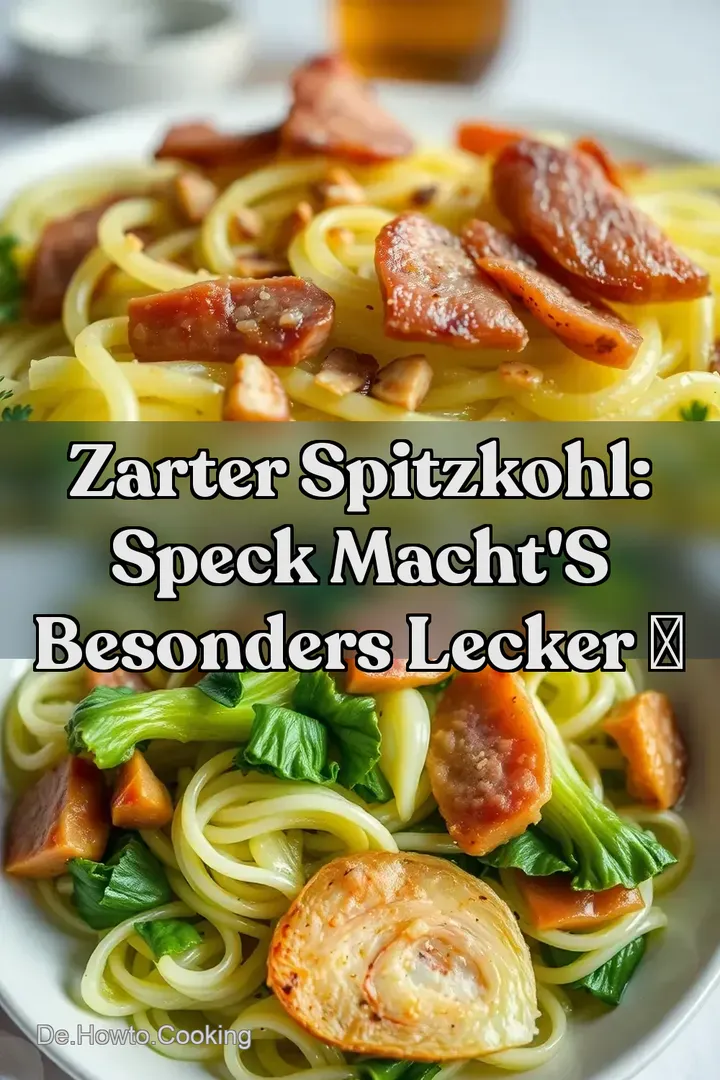 Zarter Spitzkohl: Speck macht s besonders lecker 🥓