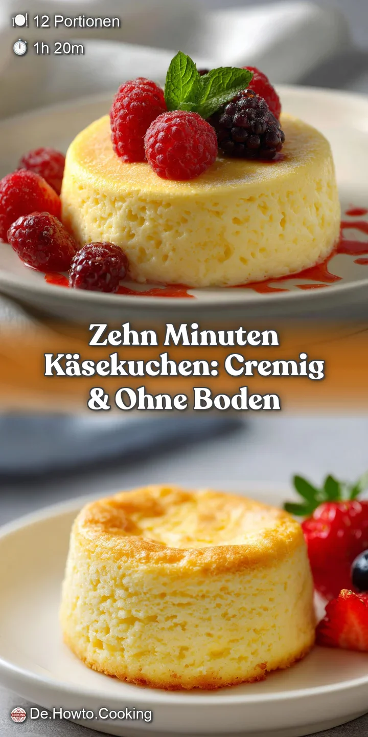 Close-up shows the soft, airy texture of this cheesecake. Lightly browned top hints at a delicate, sweet flavor, powdered ...