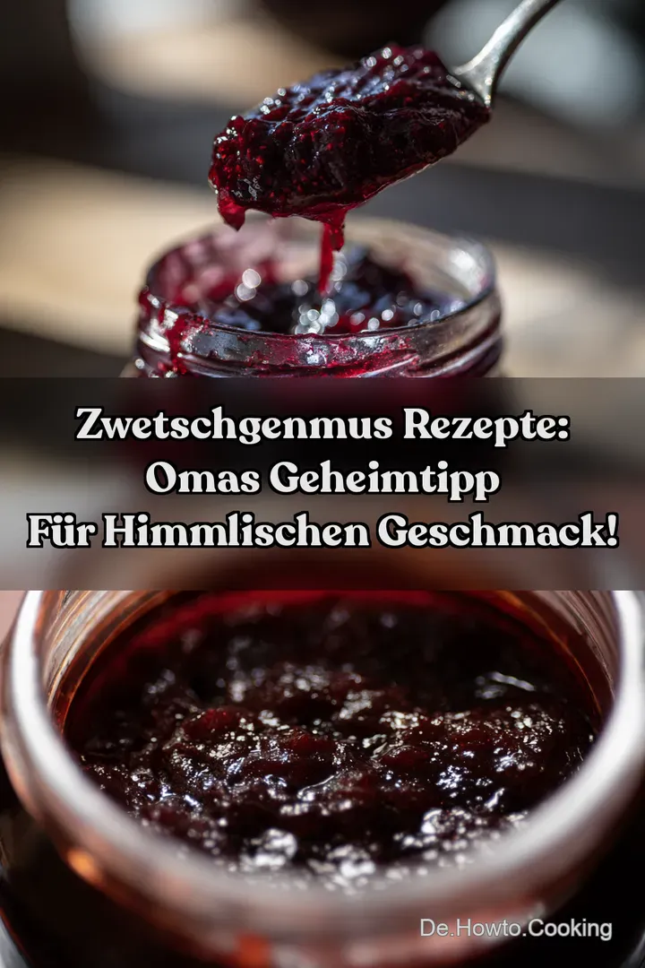 Zwetschgenmus Rezepte: Omas Geheimtipp für himmlischen Geschmack!