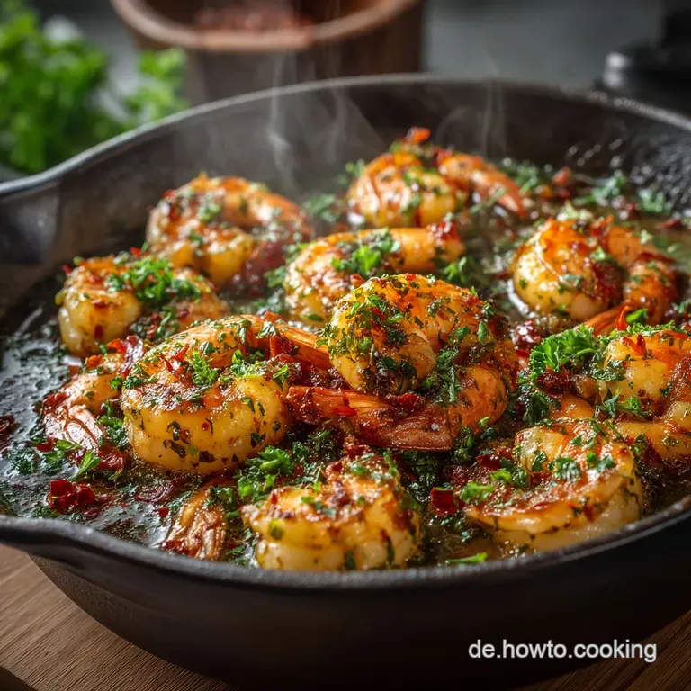 BlitzGarnelenpfanne in Knoblauchbutter Das 10MinutenFeierabendWunder