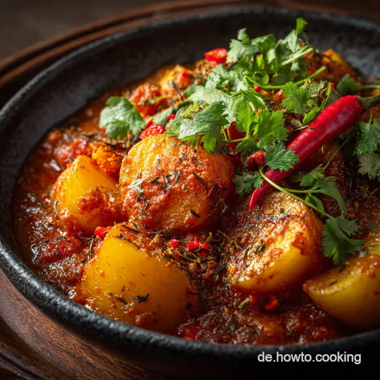 Aloo Masala Das Seelenw&auml;rmercurry Mit Kartoffeln Indische Hausmannskost presentation