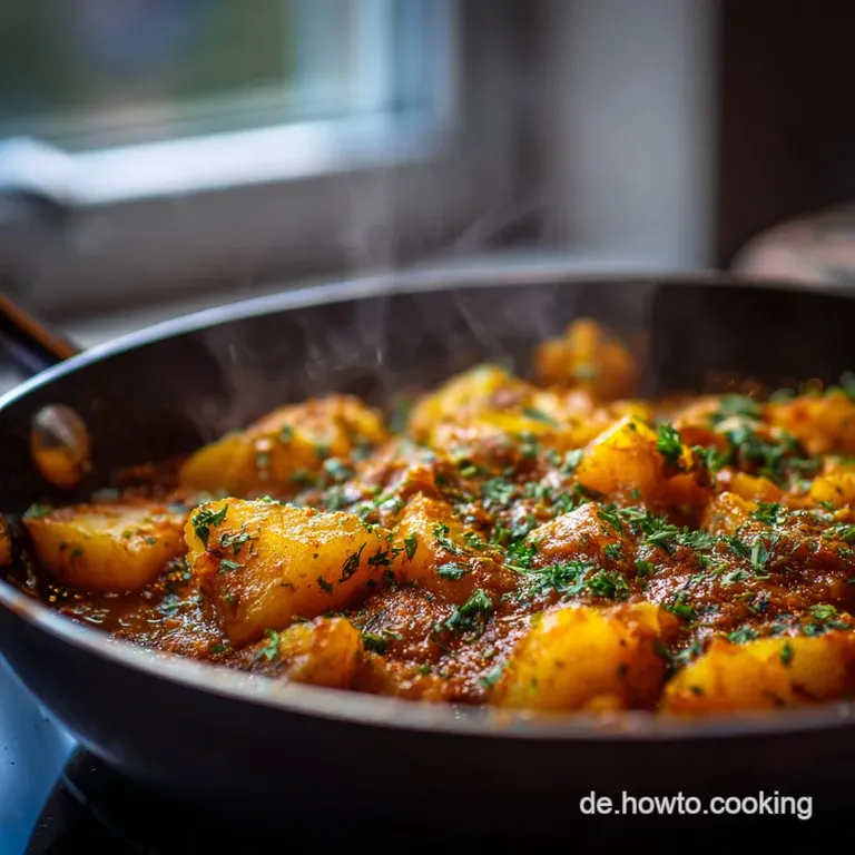 Aloo Masala Das Seelenw&auml;rmerCurry mit Kartoffeln Indische Hausmannskost