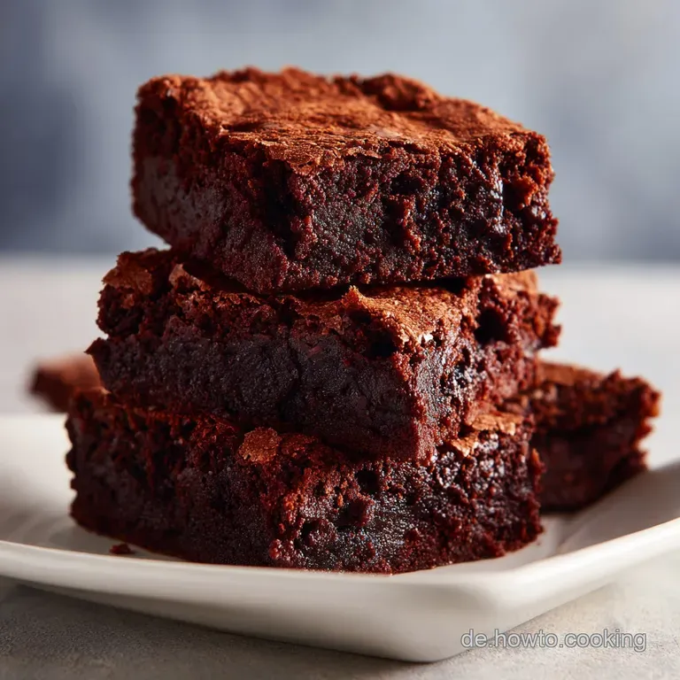 Amerikanische Brownies: Saftig und Krustig