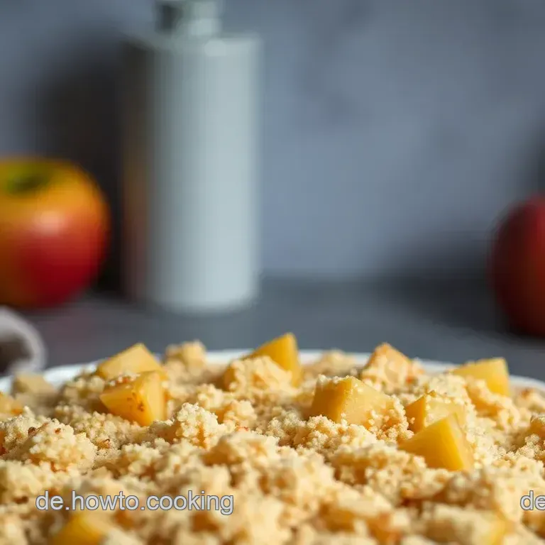 Apfel-Crumble mit Vanilleeis – Der Klassiker neu interpretiert