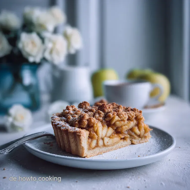 Apfel Streuseltaler: Vegan Bratapfel