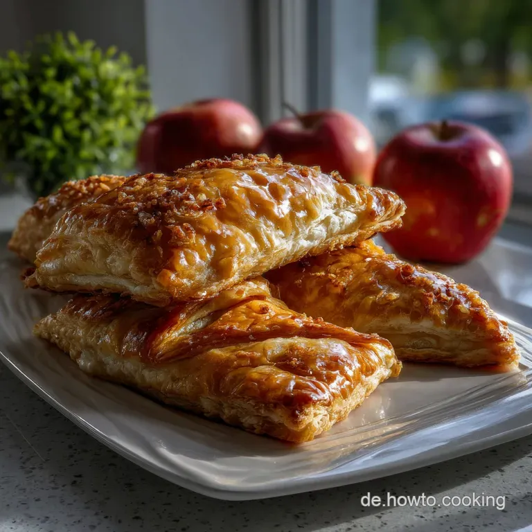 Super Leckeres Apfeltaschen Rezept Aus Bl&auml;tterteig