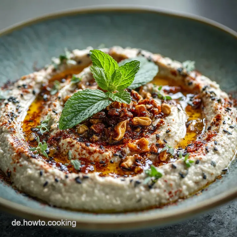 Baba Ganoush: Das Authentische Rezept F&uuml;r Rauchigen Auberginen-Dip presentation