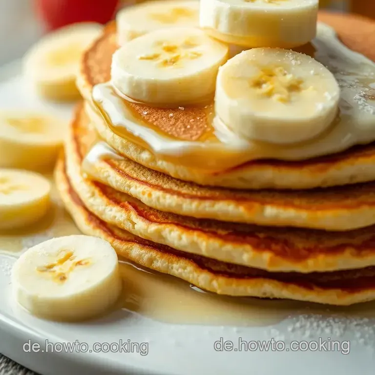 Bananenweizen Pancakes - Fr&uuml;hst&uuml;ck Wie Im Biergarten presentation