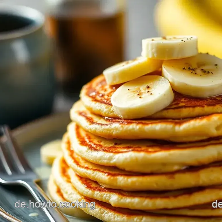 Bananenweizen Pancakes - Frühstück wie im Biergarten