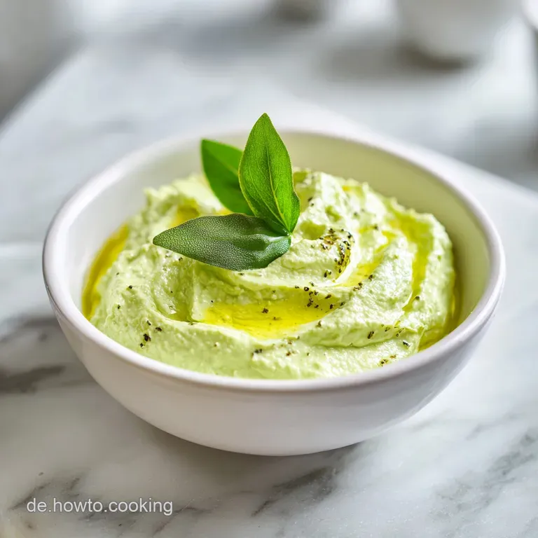 B&auml;rlauch Dip mit Frischk&auml;se: Cremig und W&uuml;rzig