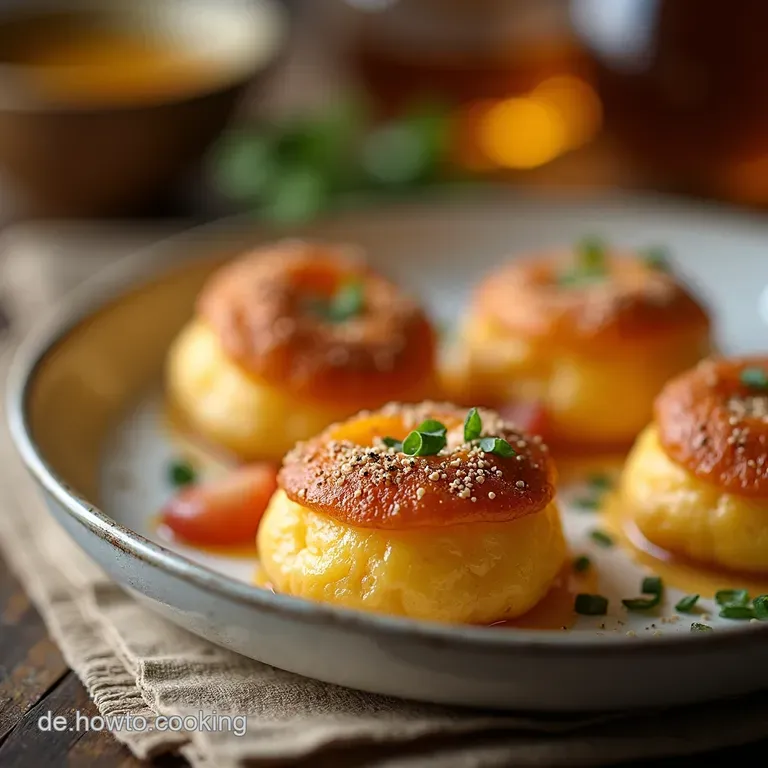 Bayerische Gl&uuml;cksh&auml;ppchen Mini Laugenkonfekt Mit Bergk&auml;sezwiebeldip presentation