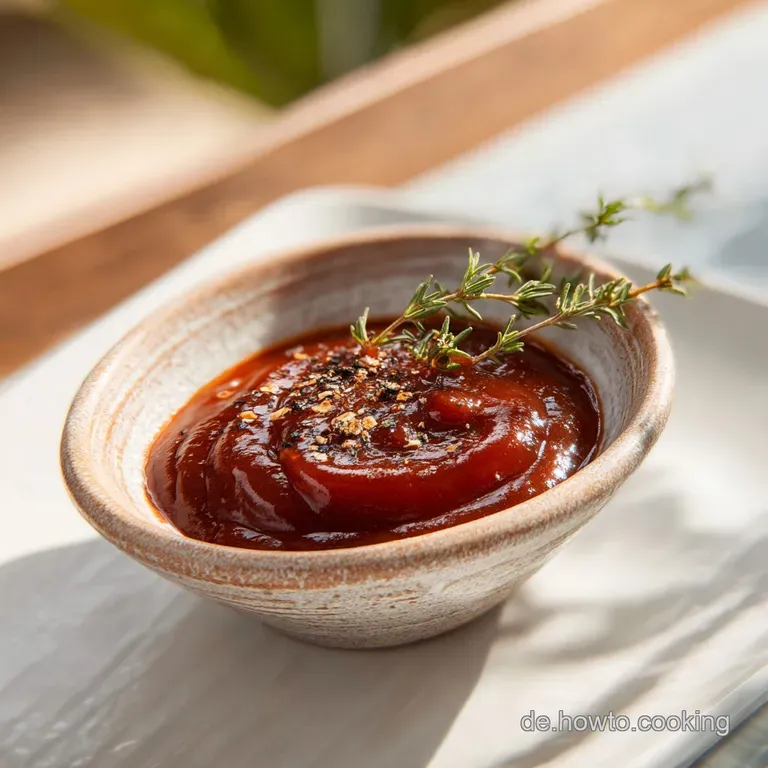 Rauchige BBQ Sosse in 20 Minuten