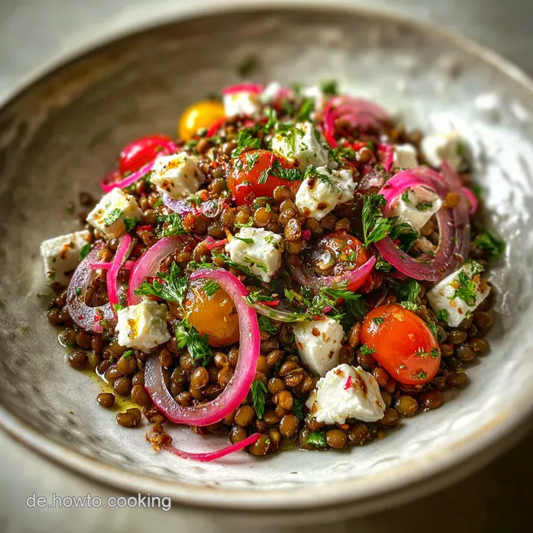 Linsen Rezepte Salat mit Beluga Linsen