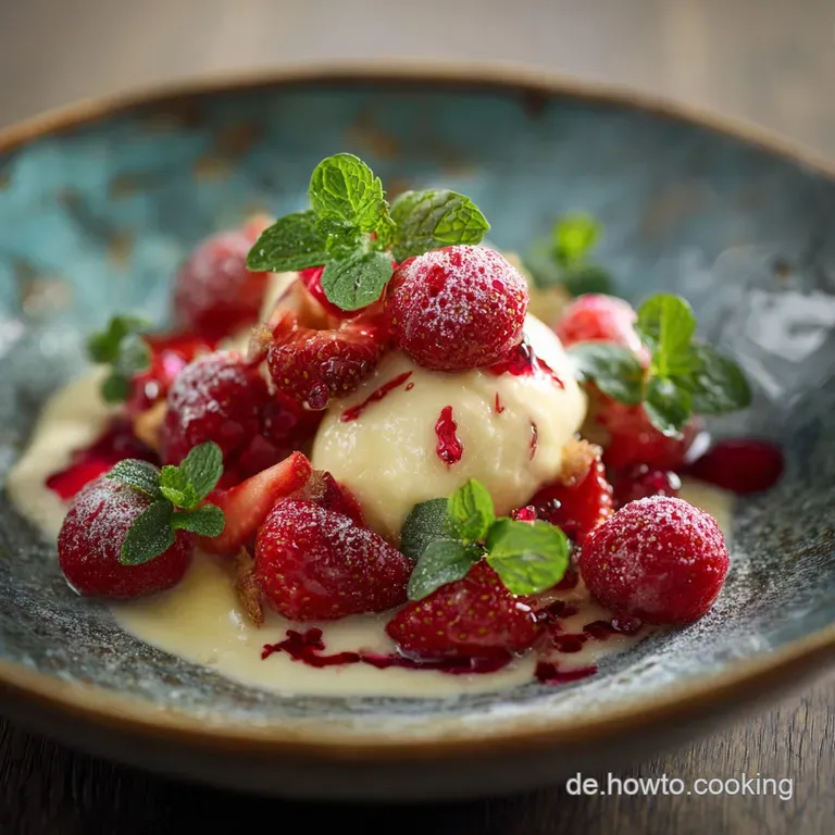 Bl&auml;tterteigerdbeerecken Mit Vanillepudding: Cremiger Genuss in 45 Minuten presentation