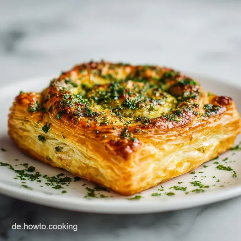 Bl&auml;tterteig Herzhaft Gef&uuml;llt: W&uuml;rzig & Knusprig