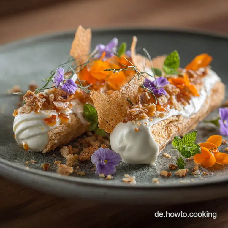 Bl&auml;tterteig Quarkstangen mit Vanillecreme und Scho: Omas Geheimtipp neu interpretiert