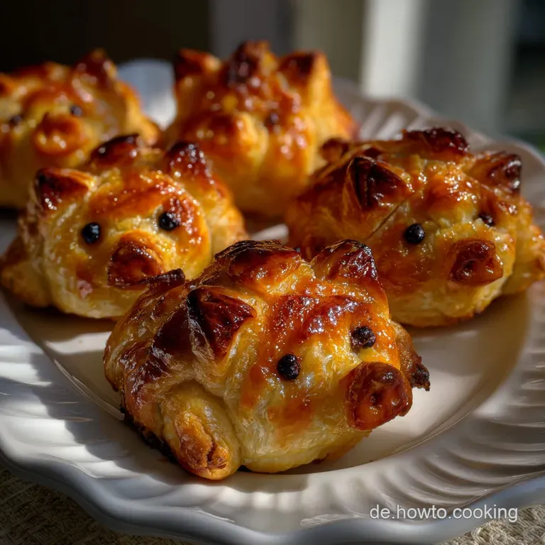 Herzhaftes Fingerfood Silvester: Bl&auml;tterteig-Schweinchen