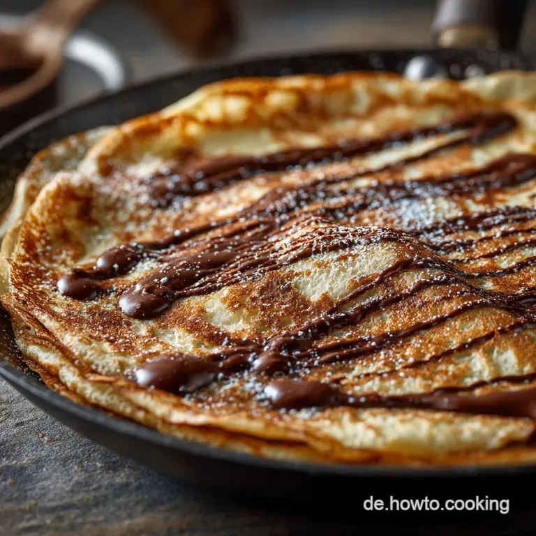 Pfannkuchen Vom Blech Mit Schokolade Xxl Blitz-Pfannkuchen F&uuml;r 10 Portionen presentation