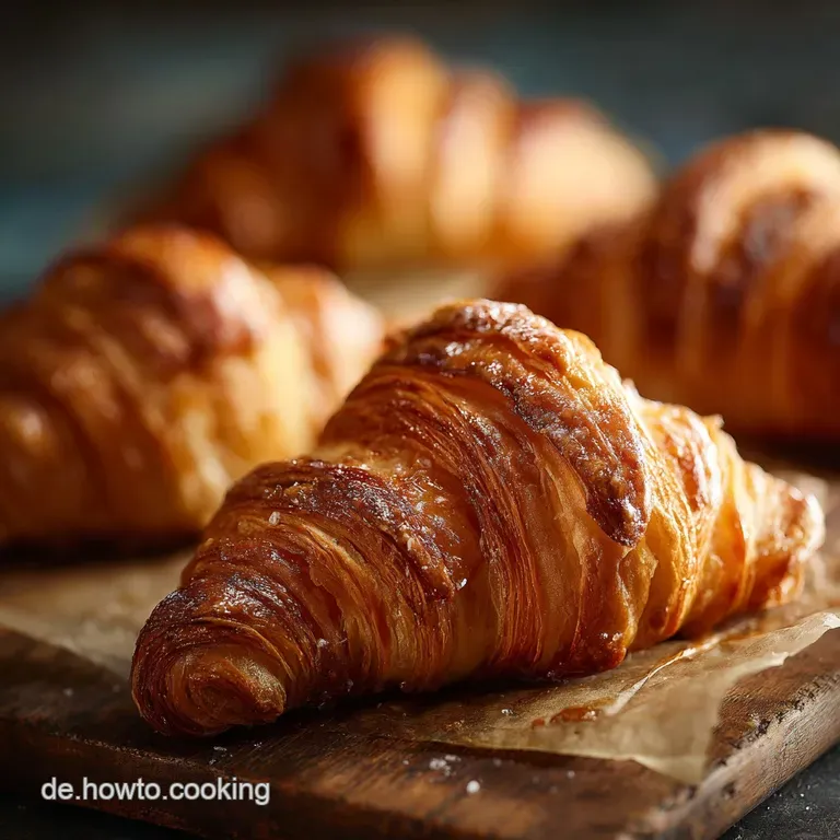 BlitzCroissants &agrave; la Kinderriegel Traum