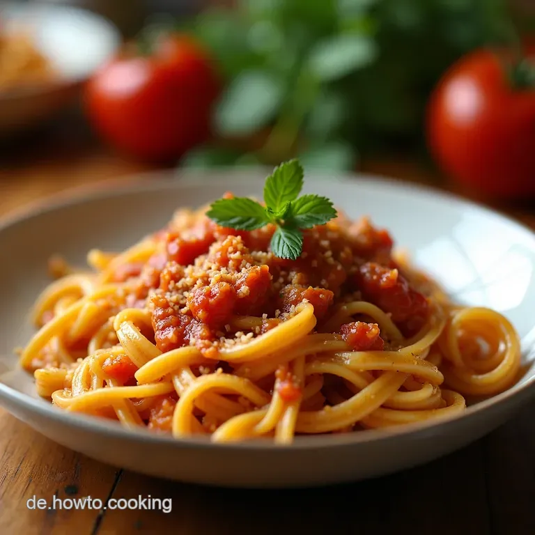 Blitzpasta Cremige Tomatengl&uuml;ckseligkeit Aus Einem Topf presentation