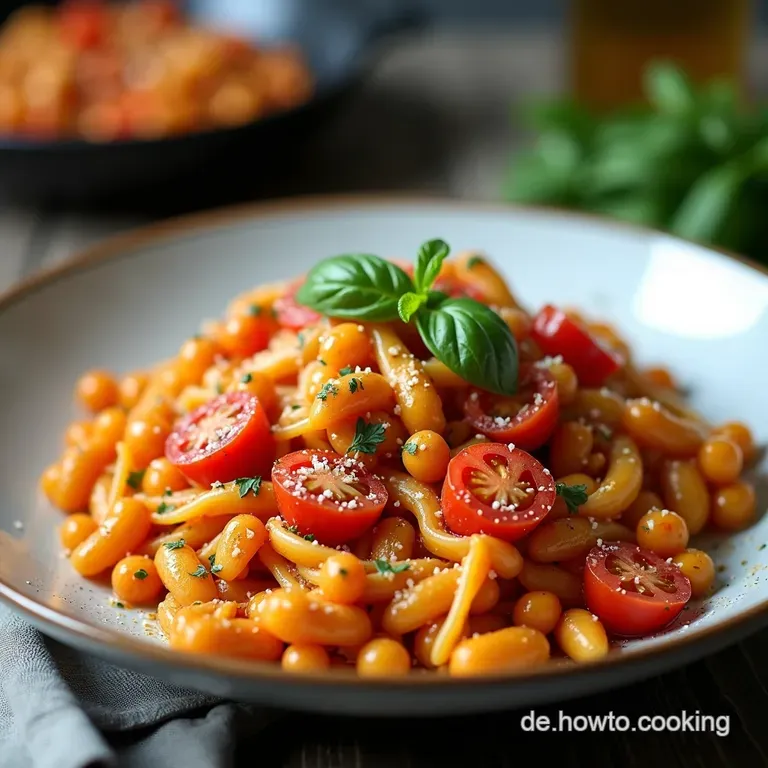 BlitzPasta Cremige TomatenGl&uuml;ckseligkeit aus einem Topf