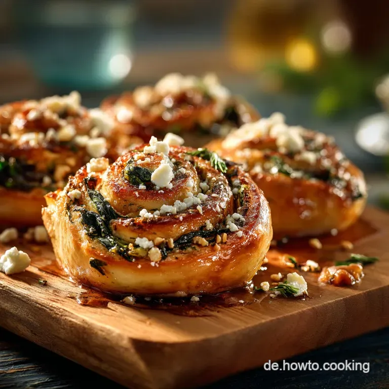 Brek Schnecken Aus Filoteig Die Knusperrevolution Mit Feta Und Spinat presentation