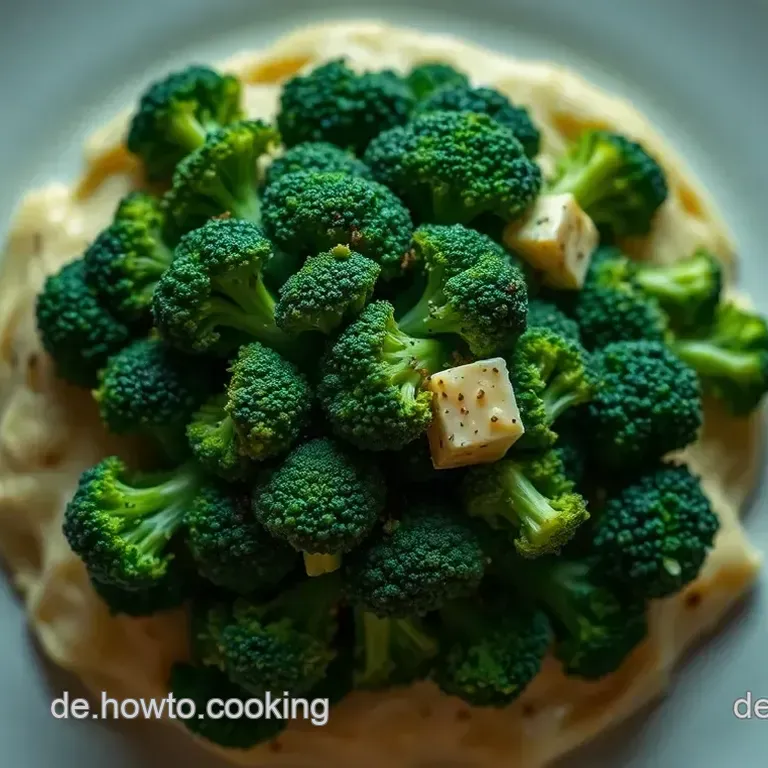 Brokkoli-K&auml;se-Auflauf mit Knuspertopping