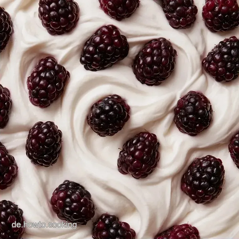 Brombeerdessert mit Mascarpone und Vanillemark