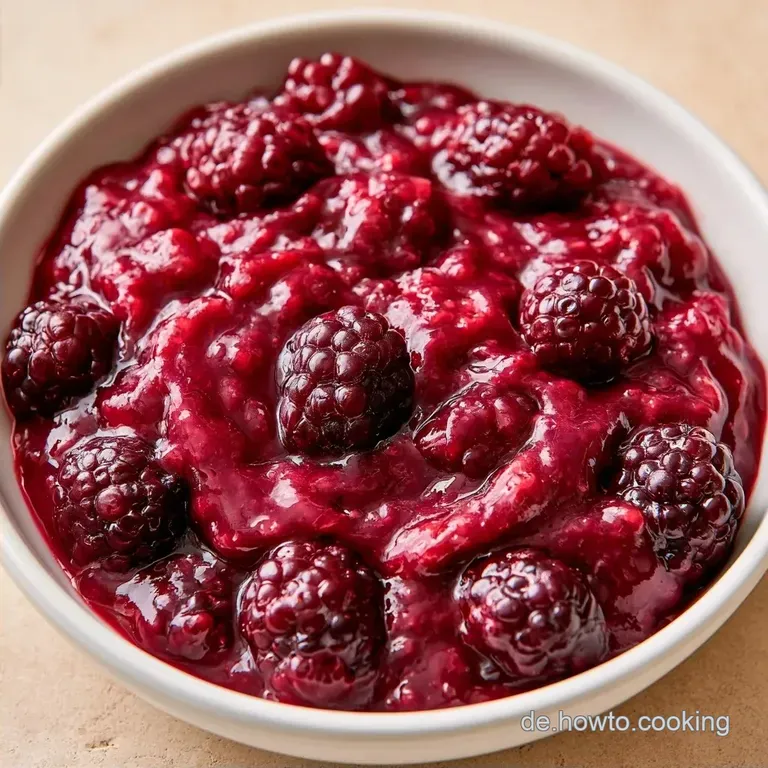 Brombeeren Haltbar Machen mit Gelierzucker