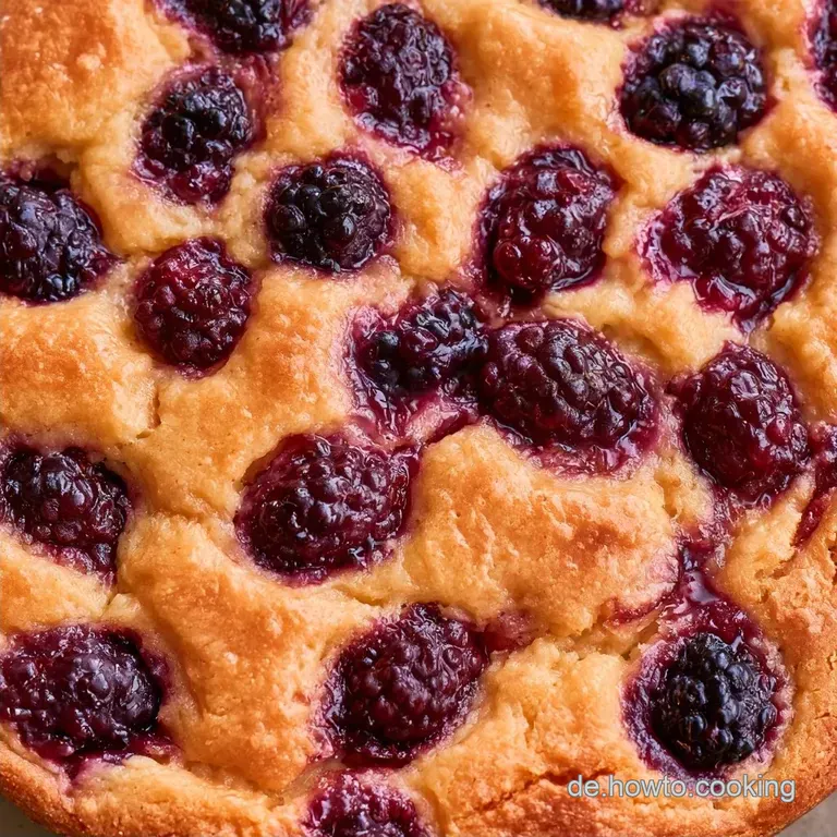 Saftiger Brombeerkuchen Mit Quark Vom Blech