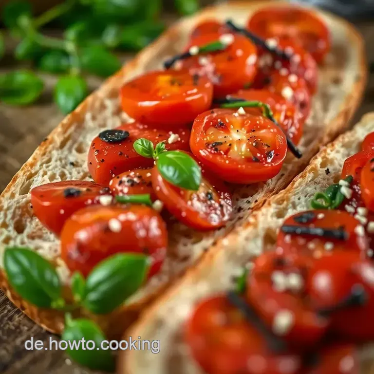 Bruschetta Classica presentation