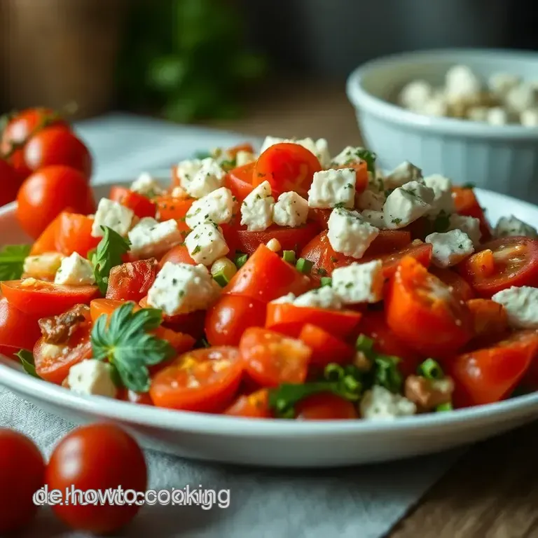 Bulgarscher Schopska Salat &ndash; Ein Erfrischender Genuss presentation