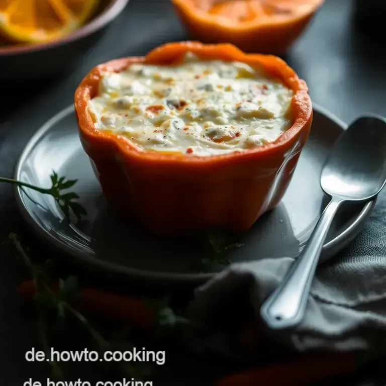 Bunte Spitzpaprika Mit Cremigem Frischk&auml;se Gef&uuml;llt presentation