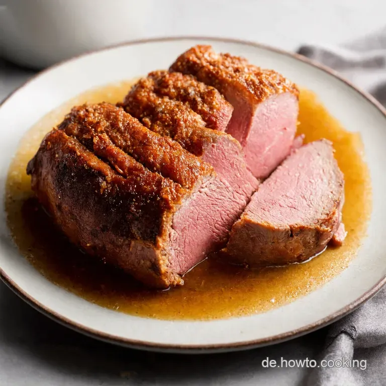 Butterzarter Sonntagsbraten Rinderbraten aus dem Ofen