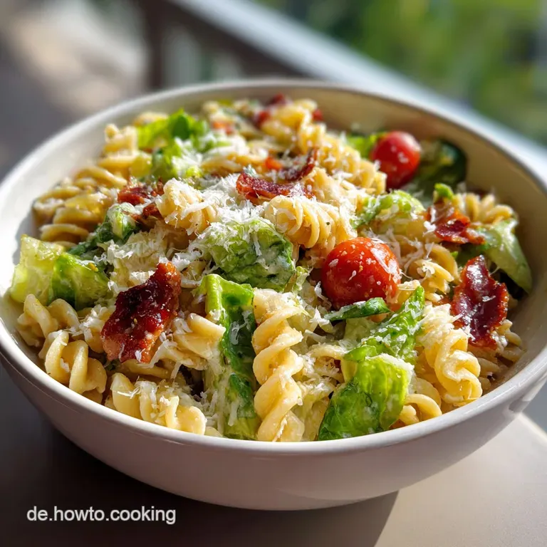 Caesarpastasalat: Cremiger Klassiker Einfach Zubereitet presentation