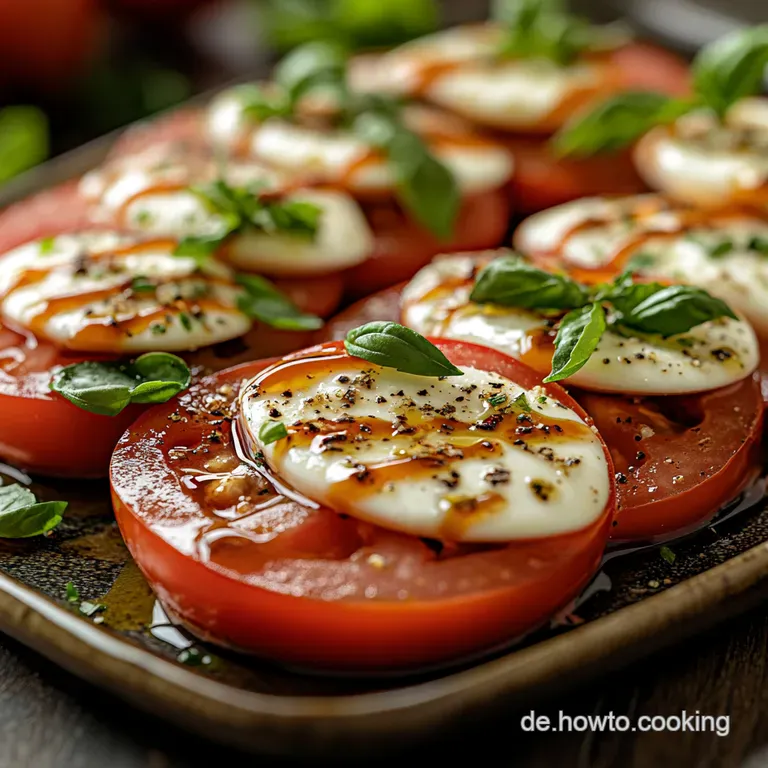 Caprese Blitz Der 15MinutenTomateMozzarellaSalat