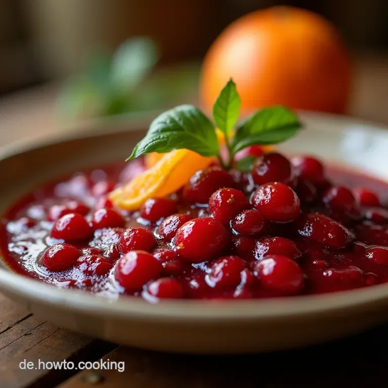 Der ZimtSternGlühwein Intensiver CranberryOrangenGenuss presentation