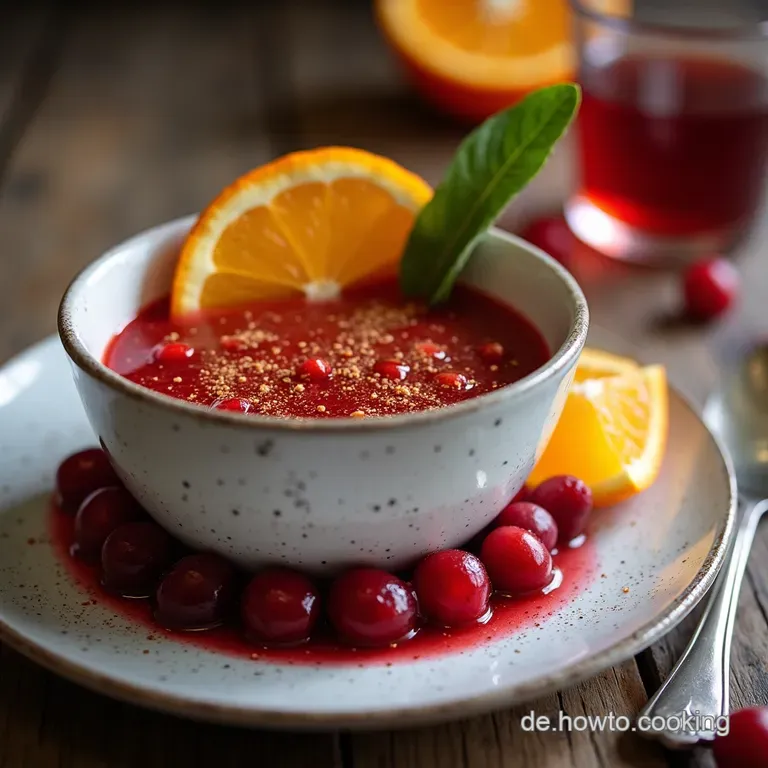 Intensiver Cranberry Glühwein Das perfekte Weihnachtsgetränk Rezept