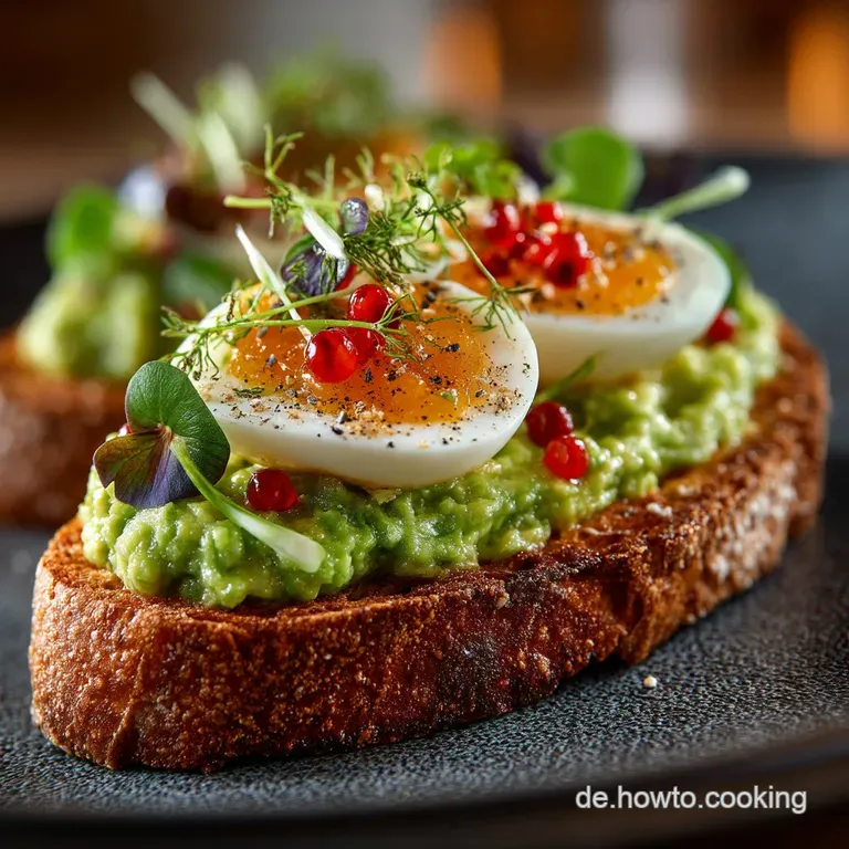 Der FeierabendKlassiker Die Cremige AvocadoEiStulle mit ChiliCrunch