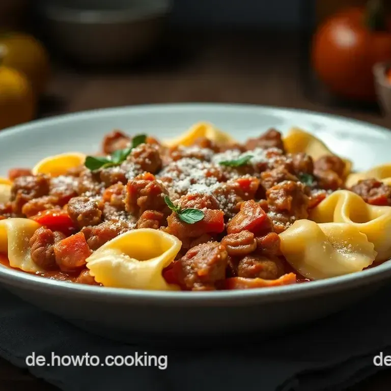 Cremige Bolognese-Tortellini &ndash; Ein italienischer Genuss f&uuml;r Genie&szlig;er