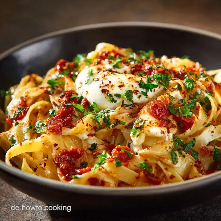 Cremiges Sugo alla Mozzarella Der Seelenw&auml;rmer f&uuml;r FeierabendPasta