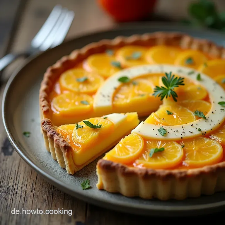 Königlicher Spargelgenuss Zarte SpargelTarte mit Herzhaftem Dreierlei Käse